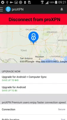 proXPN android App screenshot 1